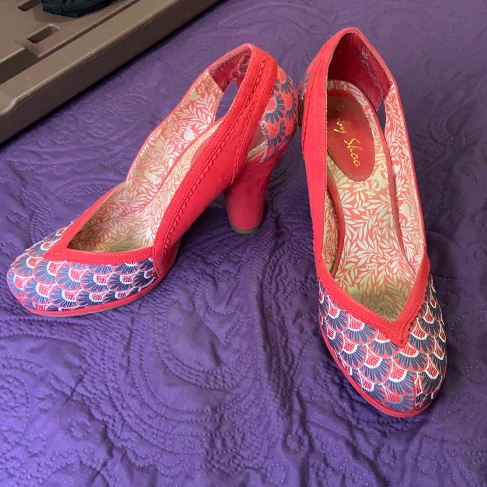 Ruby Shoo Retro Pinup Pink Heels Gem